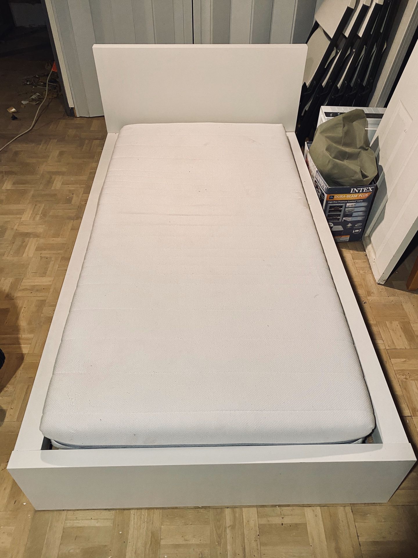 IKEA Twin Size Mattress and Bed Frame