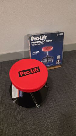 Pro-LifT C-3001 Pneumatic Chair - Good for Mechanic - Home Owner - Electrician
