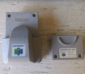 Nintendo 64 Rumble and Controller Packs