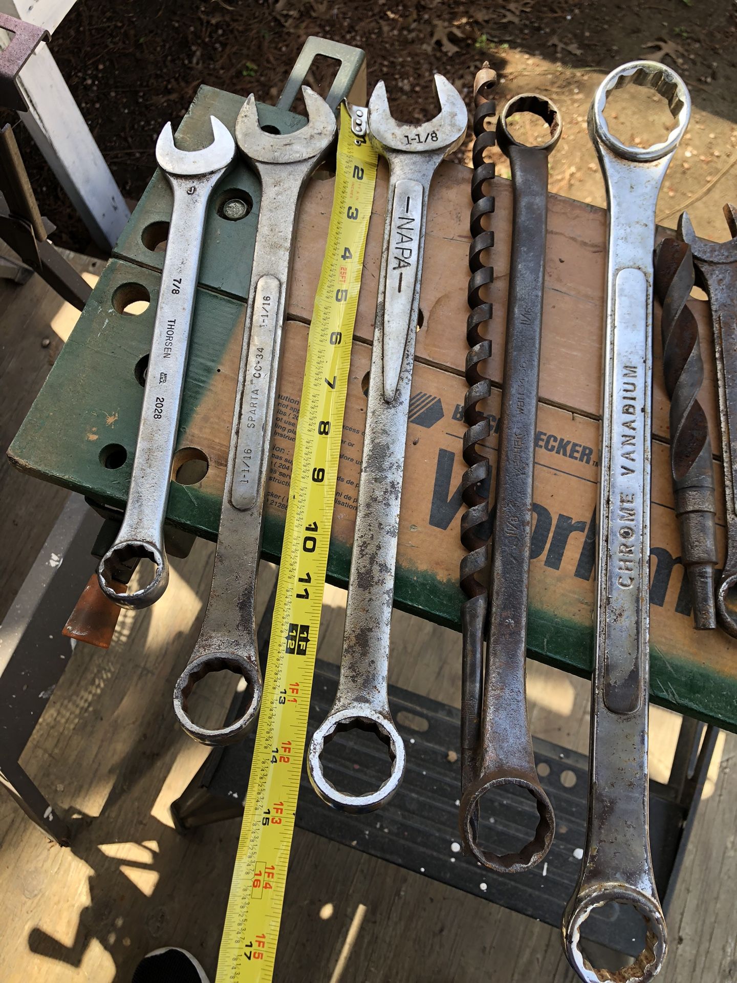 Wrenches Large Size And Hammer Bits
