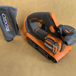 Ridgid18V Brushless Cordless 3 in. x 18 in. Belt Sander (Tool Only)