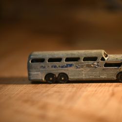 1950's Greyhound Scenic Cruiser Bus - Metal Toy