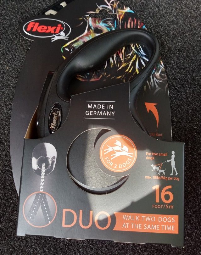Flexi Duo Dog Leash For 2 