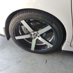 22 inch wheels and Tires.