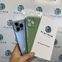 iPhone 13 Pro unlocked 128Gb $550 Glass Protector And Case Included 