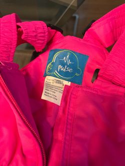Pink pulse insulated snow/ski jumper