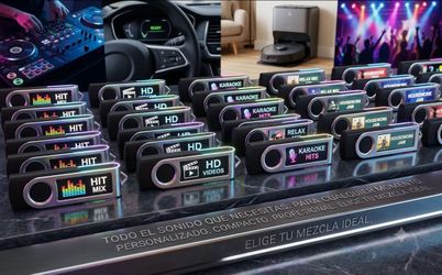Memorias usb con musica o videos .. karaokes.. con lo mejor .. tambien puede hacer lista