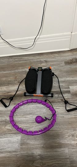Stepper And Weighted Hula Hoop