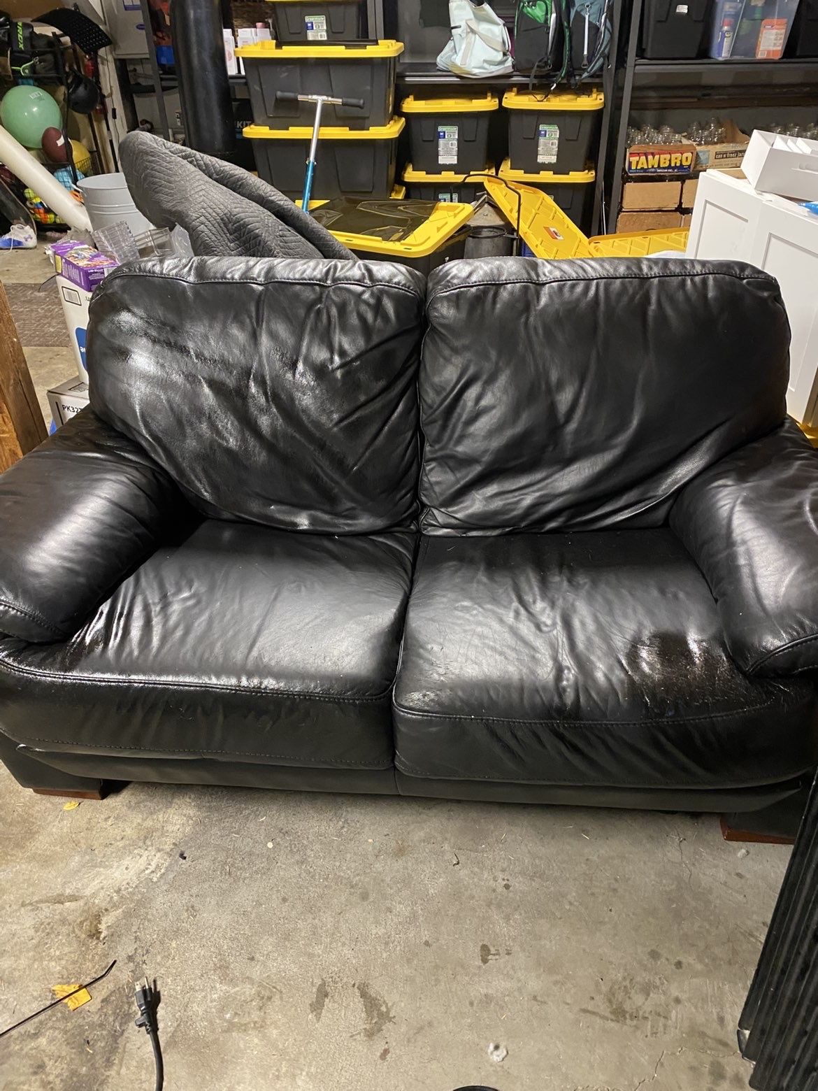 black couch 
