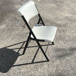  Lifetime Classic folding Chairs - Lot Of 24