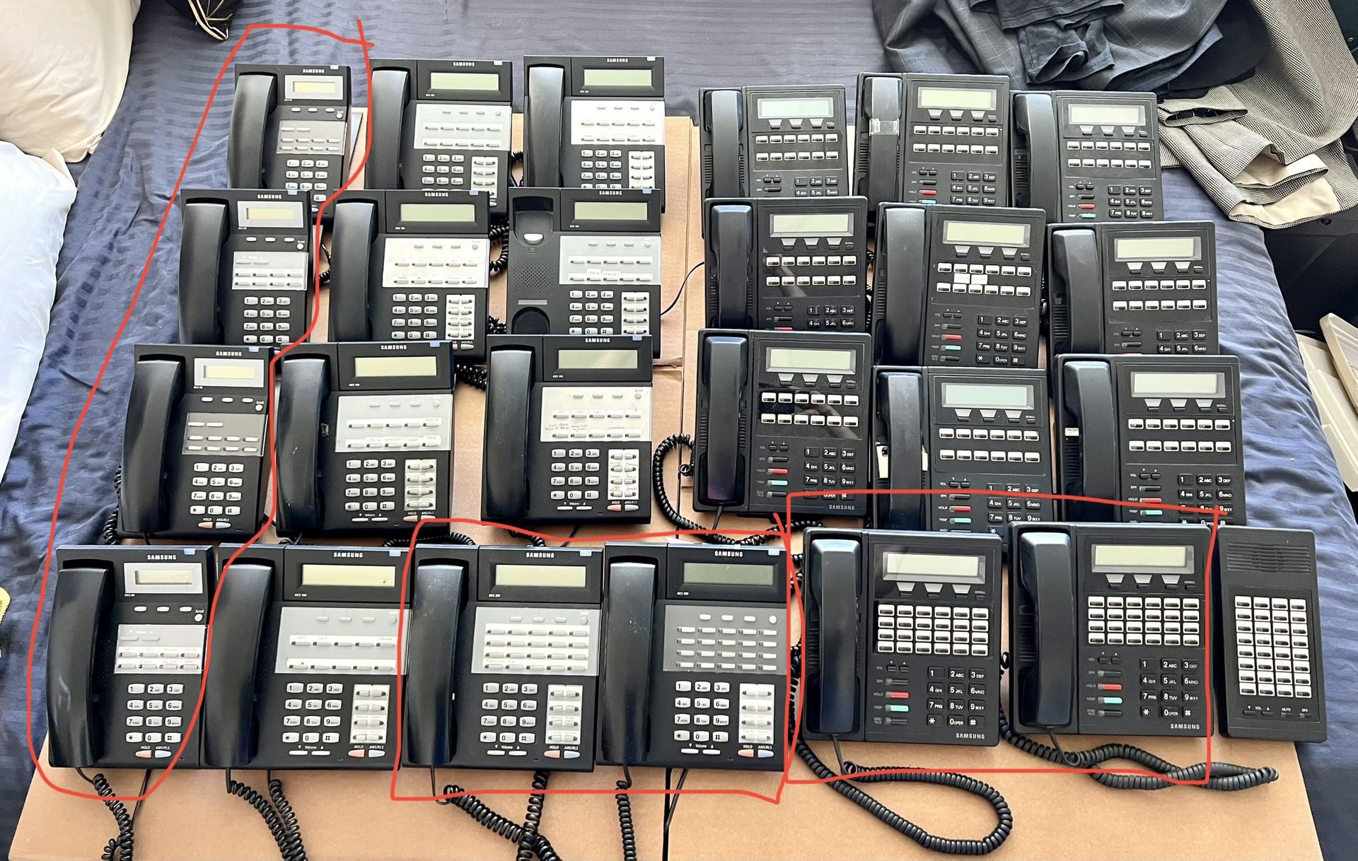 Samsung iDCS 8D, 18D, 25D, LCD 24B, 12B, DCS Module, Office Phones - MAKE OFFER