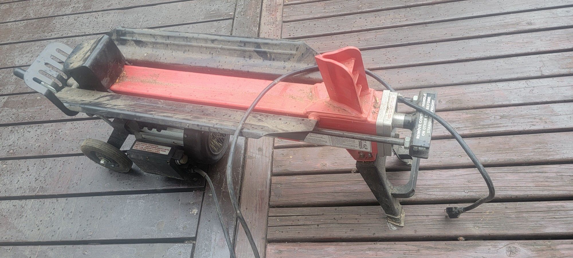 Log Splitter 5 Ton Electric