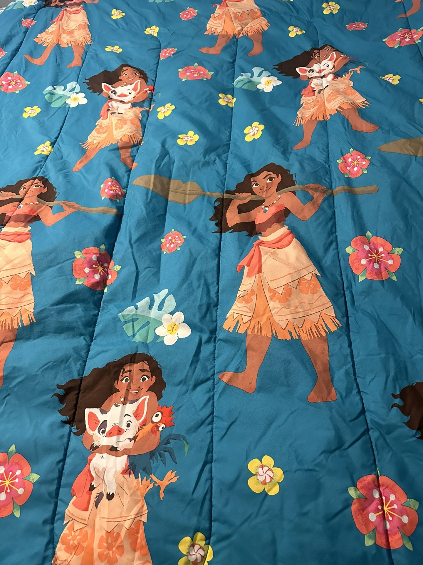 Moana Twin Bedding And Curtains