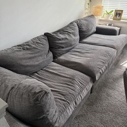 Grey Couch 119 X 48 URGENT SELL