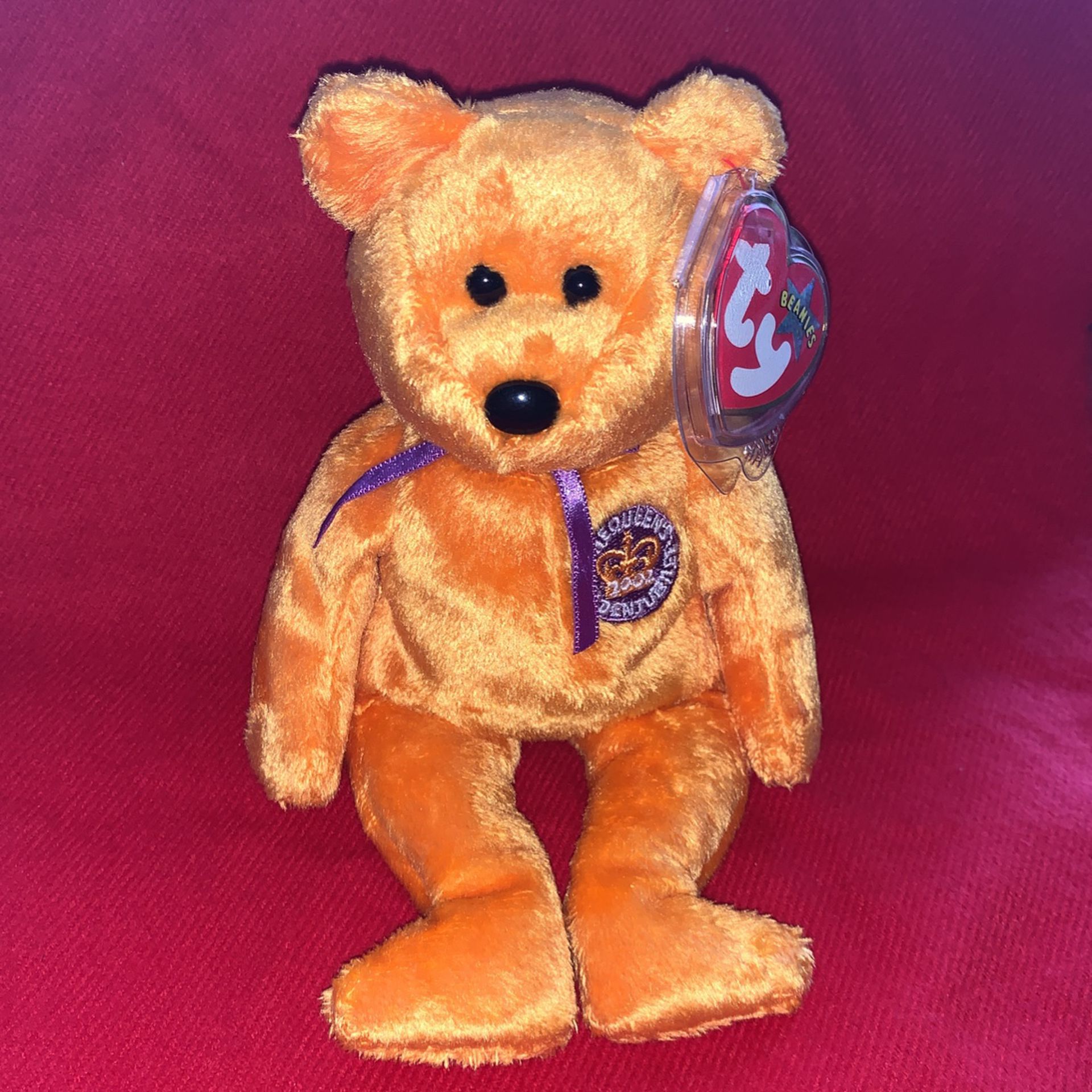 Ty Beanie Babies Celebrations Queen Bear, Tag/tash, Collection Item
