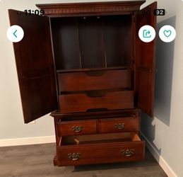 Hard Wood Drawer, It Come With 2 Parts ( Up And Down)