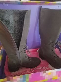 Ed hardy ladies boots