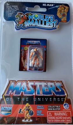 World's Smallest He-Man & Tela MOTU mini figures