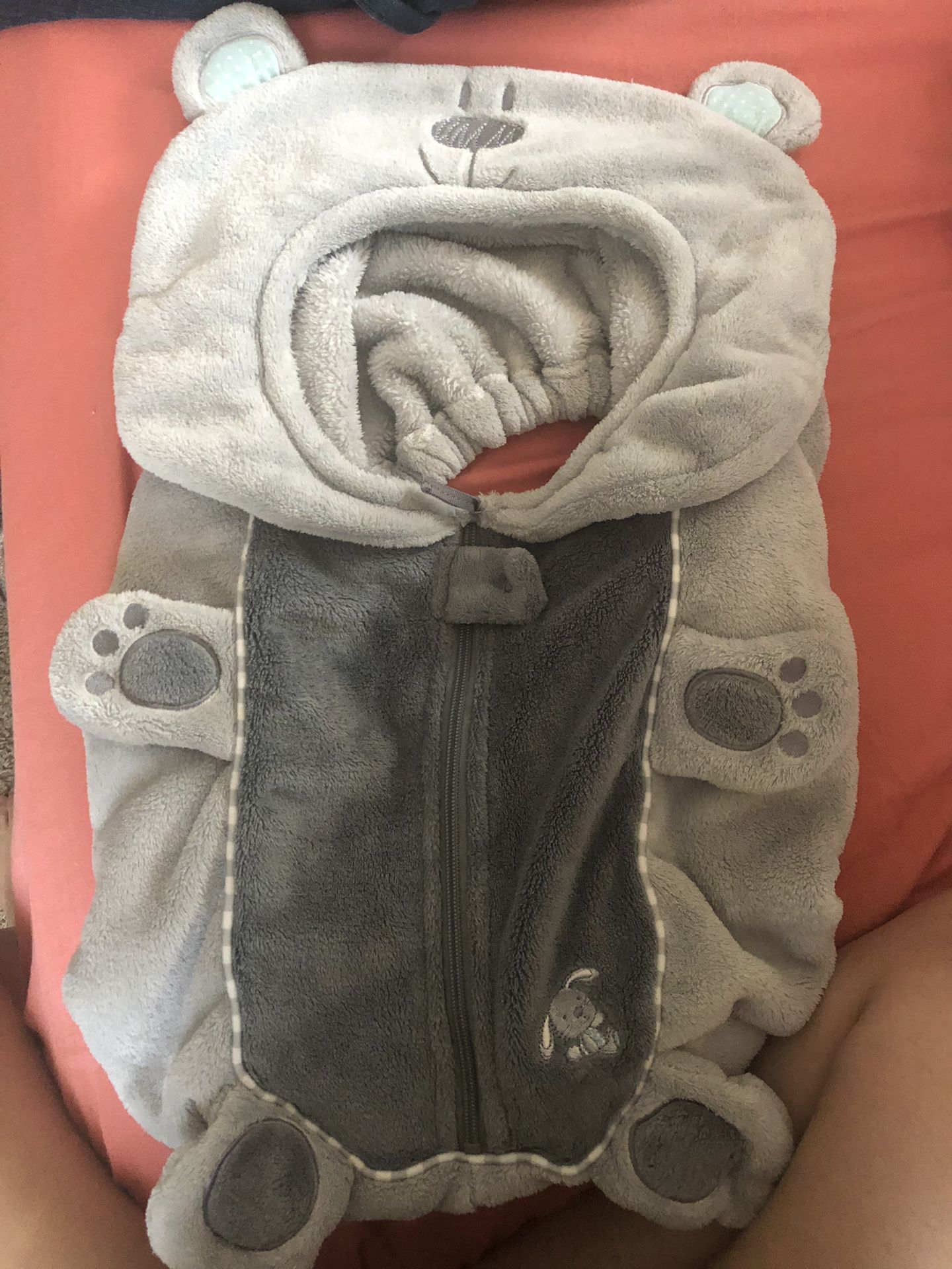 Baby bear car seat cover