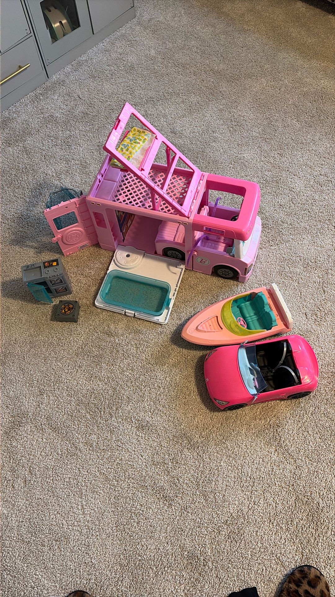 Barbie Camper, Boat & Car