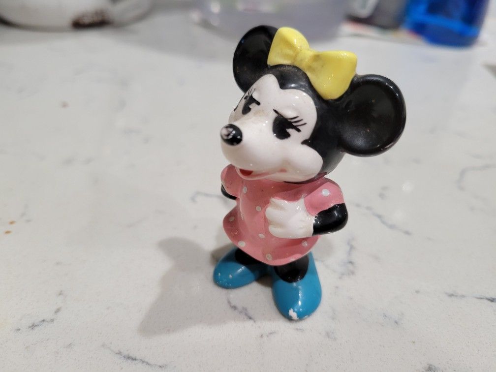 Minnie Mouse Vintage Ceramic Figurine