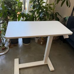 Adjustable Overbed Table with Wheels IKEA BOLLSIDAN