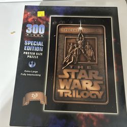Star Wars 1997 Trilogy Special Edition 300 Piece Jigsaw Puzzle New MB 