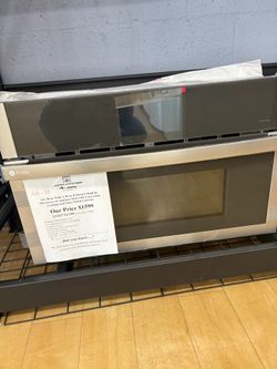 $1599 GE Profile 30-Inch Built-In Microwave Stainless Steel