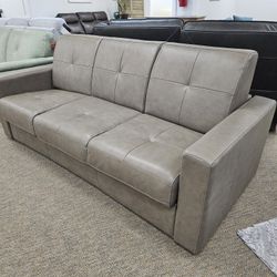Italian Leather Sofa Sleeper Bed 