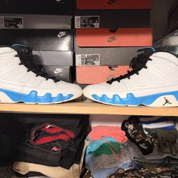 Air Jordan 9 Powder Blue 