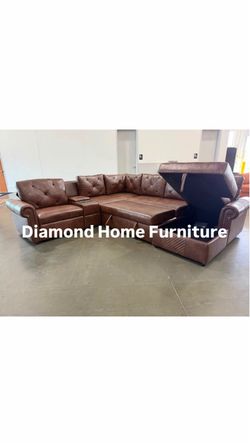 Sectional Brown Pull out 📍😍🤓🌺🚛🔥🌹🚛📍