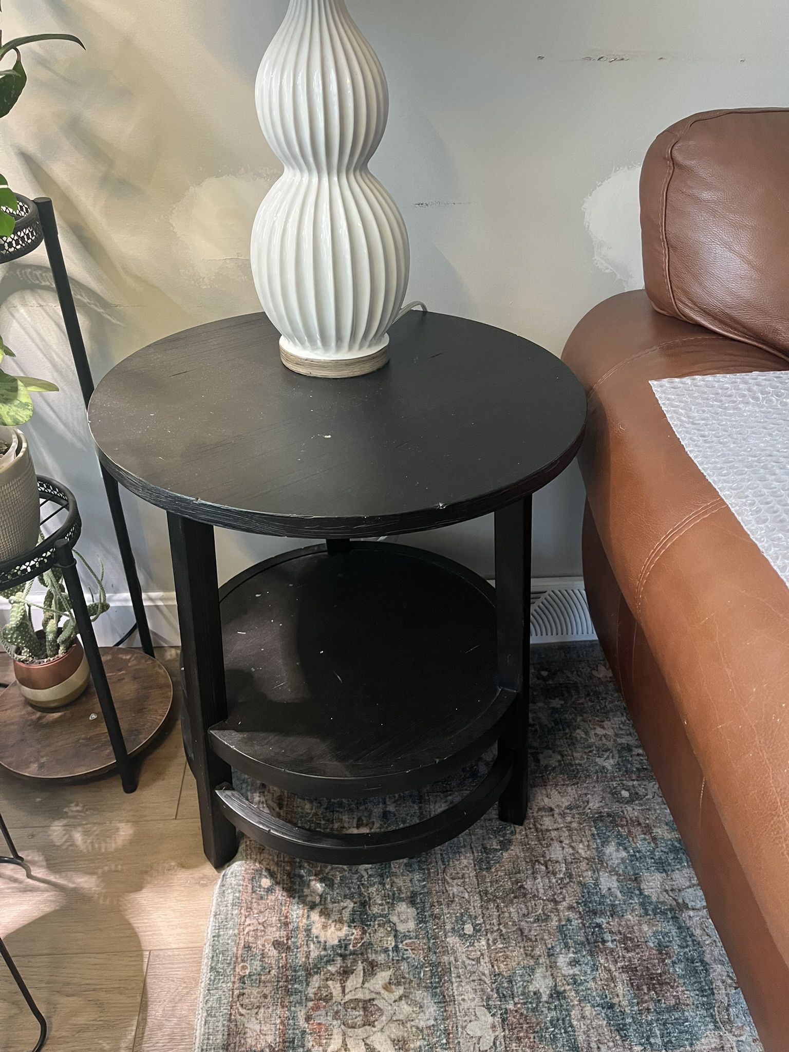 2 Black End Tables