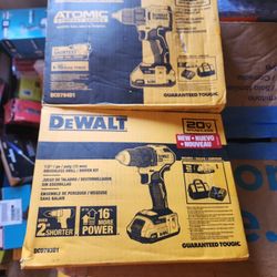 Dewalt Brushless Drill Driver Kit $110 Each