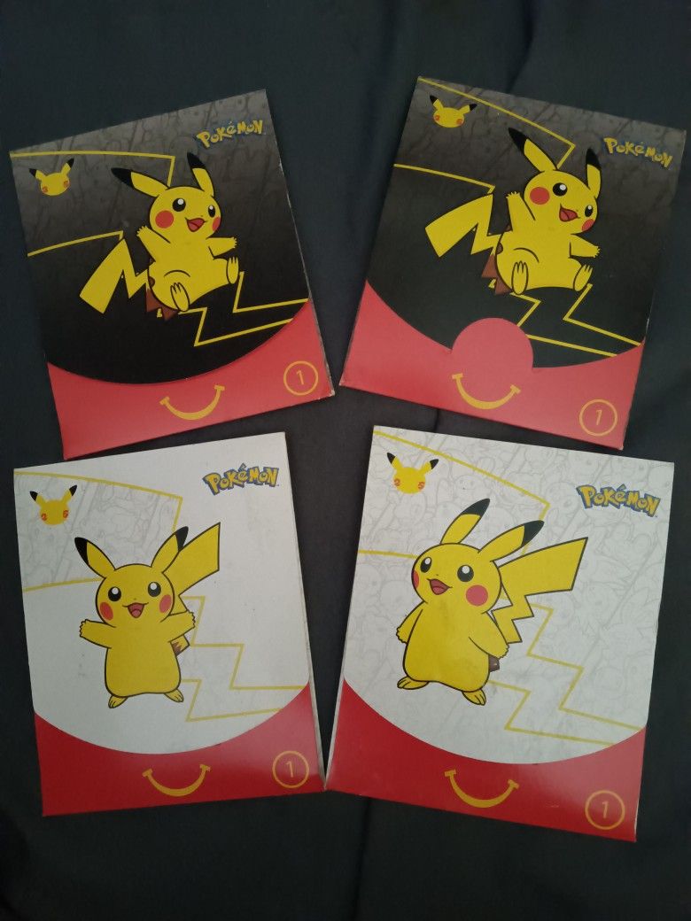 Unopened 25th Anniversary McDonalds Pokemon Cards