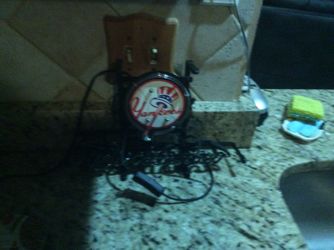 Yankees/Budweiser neon light