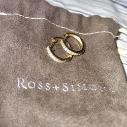 Ross + Simon's 14kt Small Gold Hoops