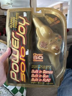 Power Joy Solo Plug & Play TV Game Console – New & Sealed – 50+ Built-in Games