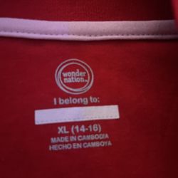 Girls Winder Nation Long Sleeve Uniform Shirt XL (14-16)