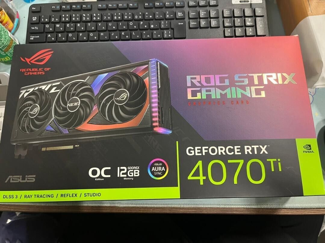 ASUS ROG Strix Gaming OC GeForce RTX 4070 Ti 12GB GDDR6X Graphics Card