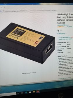 Sunba High Power Gigabit Signal Injector 