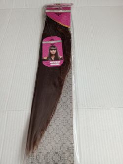 New 18" Weft Human Hair Extensions #4 Chocolate brown - Get Length and Fullness
