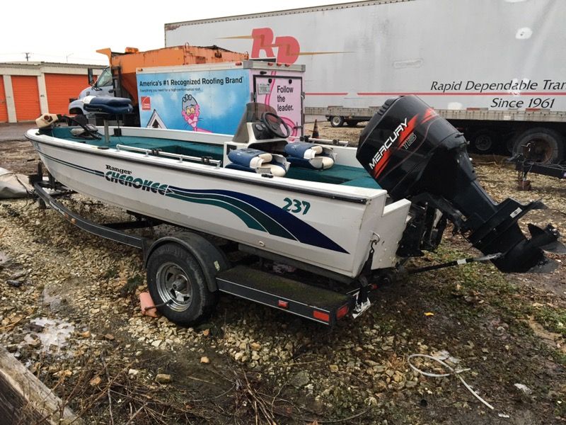 1996 Ranger Cherokee Boat 17ft 115merc hp