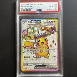 Pokémon Pikachu psa 10