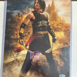 Jake Gyllenhaal Signed 16x20 Prince Of Persia Auto Authenticated By Beckett 