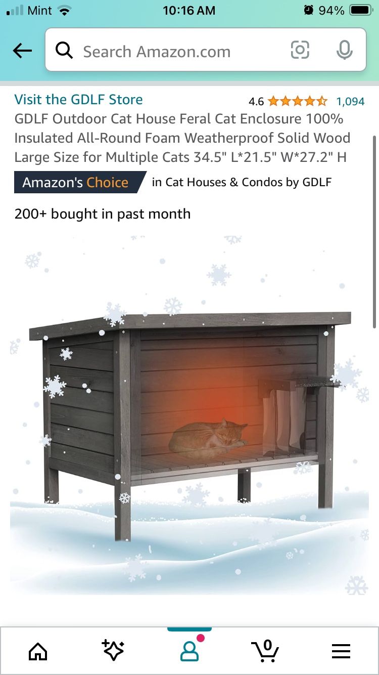 Outdoor Cat House For All Seasons