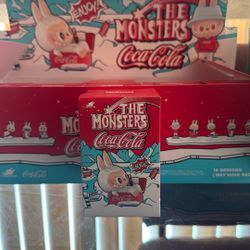 The Monsters Coke Labubu Figures