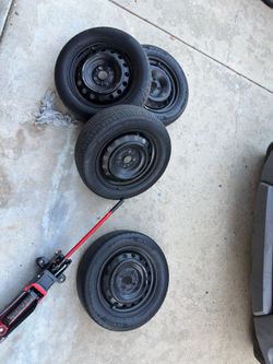 4 x 100 rims with tires 15 inches
