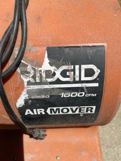 RIDGID AIR BLOWER 3 speed 1600 CFM