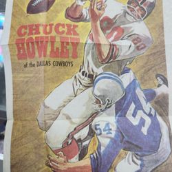 1970 Topps Football Mini Poster 