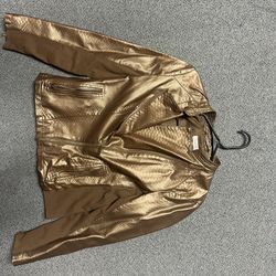 Calvin Klein Gold Jacket Medium